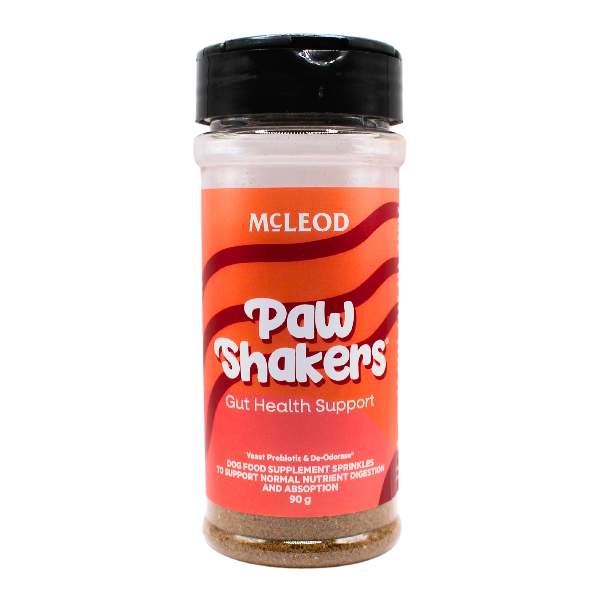 Image of full sized jar of Paw Shakers gut health support. 